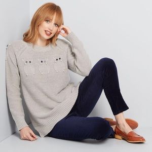 Modcloth Critter Credibility Mouse Sweater